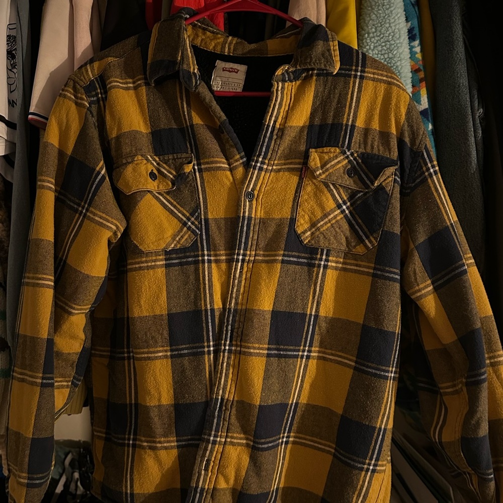 Levi’s Sherpa Lined Flannel Jacket Gem